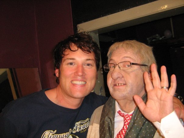 Pete and Barry waving